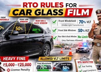 RTO Rules for Car Glass Film 2026 Explained: What Is Legal and What Is Banned?