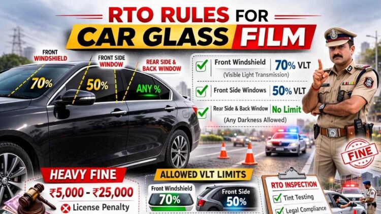 RTO Rules for Car Glass Film 2026 Explained: What Is Legal and What Is Banned?
