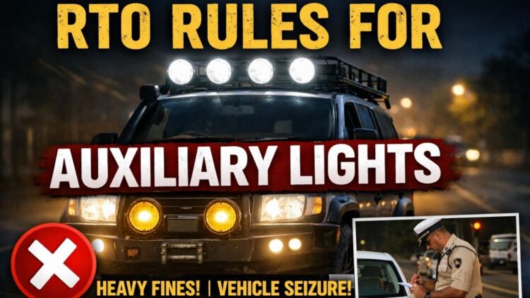 RTO Rules for Auxiliary Lights: Maximum Allowed Lights and Legal Modification Rules