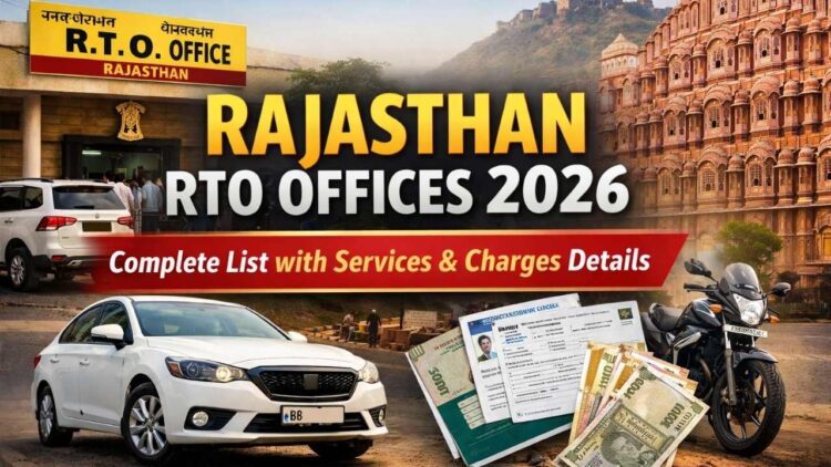 Rajasthan RTO Offices 2026: Complete List with Services and Charges Details