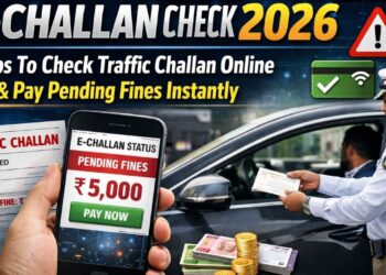 E Challan Check 2026: Steps To Check Traffic Challan Online & Pay Pending Fines Instantly