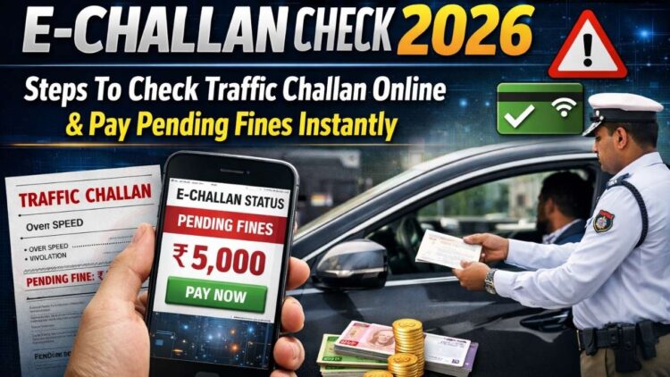 E Challan Check 2026: Steps To Check Traffic Challan Online & Pay Pending Fines Instantly