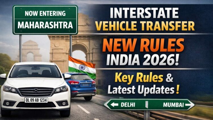 Interstate Vehicle Transfer New Rules India 2026: Key Rules & Latest Updates!