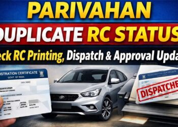 Parivahan Duplicate RC Status: Check RC Printing, Dispatch and Approval Updates