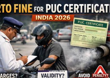 RTO Fine For PUC Certificate in India 2026: Charges, Validity, and How to Avoid Penalty?